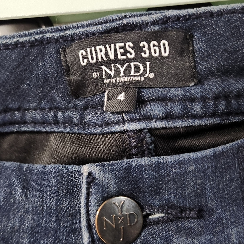 NYDJ Dark Wash Women's Jeans Sz 4 - Picture 3 of 5